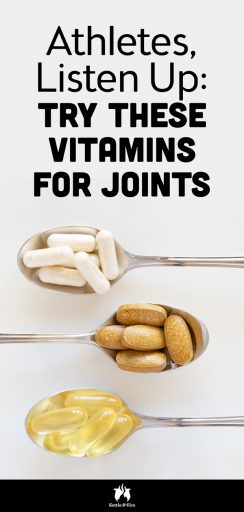 Vitamins for Joints That Take a Beating! Athletes, this one is for you. #jointhealth #vitamins #supplements #wellness #athletes #healthy