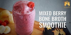 Mixed Berry Bone Broth Smoothie