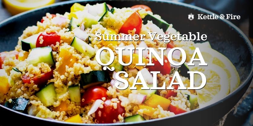 Summer Vegetable Quinoa Salad with Bone Broth