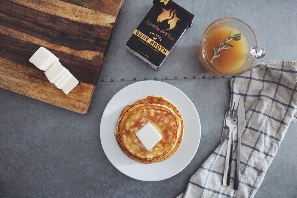 With a crepe-like batter and surprisingly fluffy texture, these keto pancakes are a breakfast recipe that keto dieters & non-keto dieters alike will enjoy. 