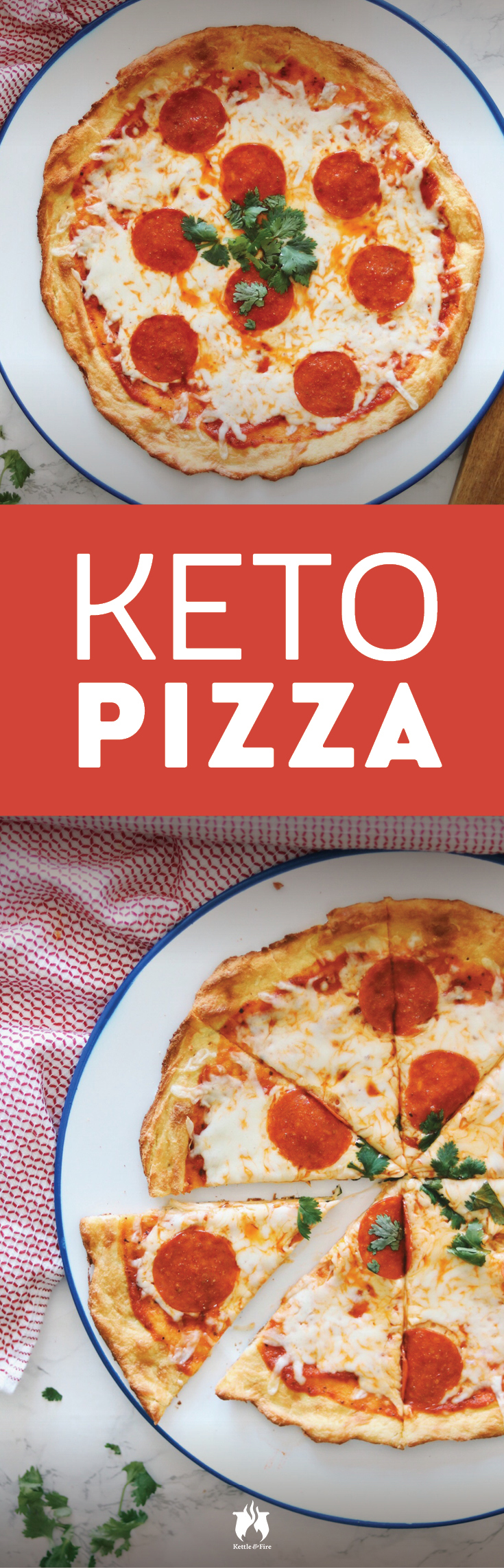 Sometimes we can’t believe the keto diet is called a diet, especially when you get your hands on recipes like this Keto Pizza with Pepperoni.