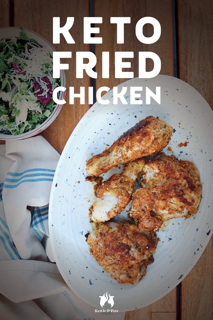 Fried in tallow and coated with a gluten-free, Southern-spiced batter, this keto fried chicken has the crunch you’ve been craving.