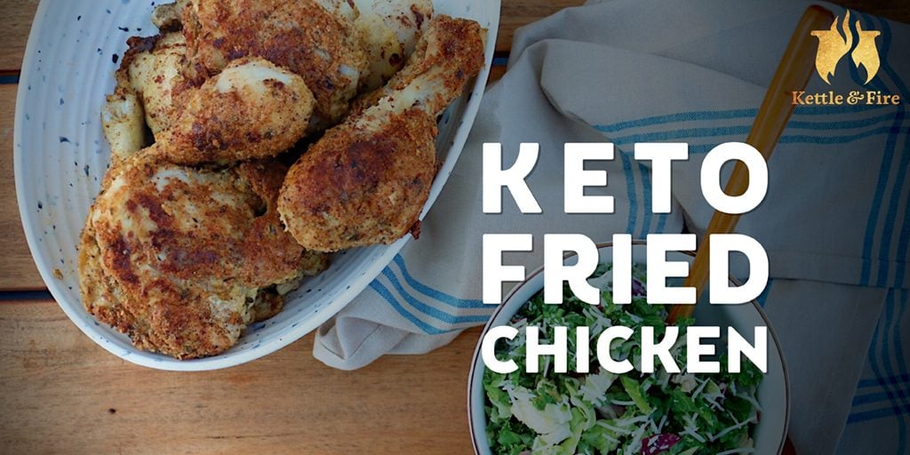 Fried in tallow and coated with a gluten-free, Southern-spiced batter, this keto fried chicken has the crunch you’ve been craving.