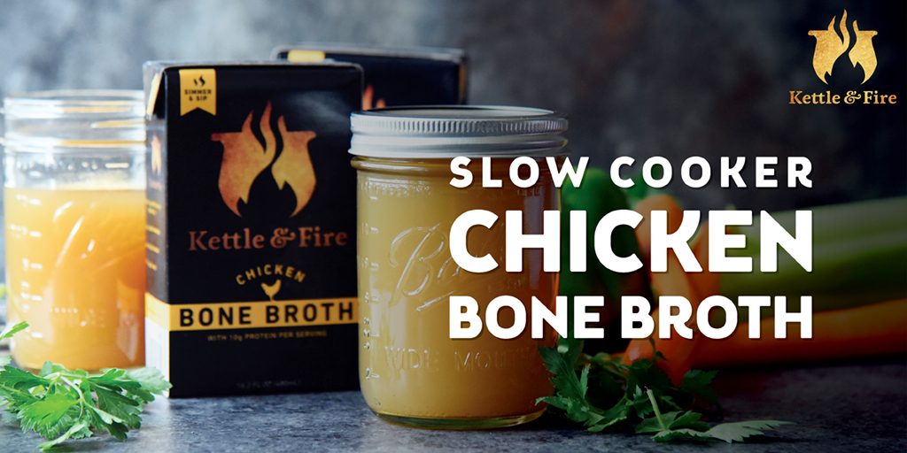 Slow Cooker Chicken Bone Broth Recipe