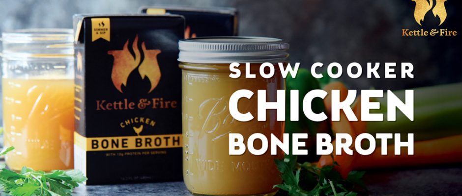 Slow Cooker Chicken Bone Broth Recipe