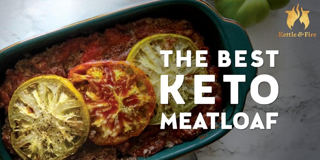 A juicy, flavor-packed keto meatloaf topped with a tangy and sweet tomato sauce that is gluten free and low carb to meet your keto needs.