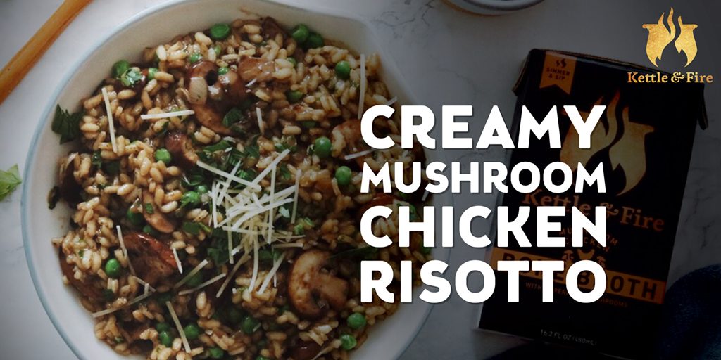 Creamy Mushroom Chicken Risotto Creamy Mushroom Chicken Risotto