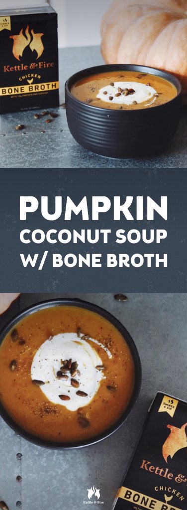 Cozy fall sweaters, meet your match! Curling up with a bowl of this comforting, creamy, spiced pumpkin soup makes heading into the colder months easier.