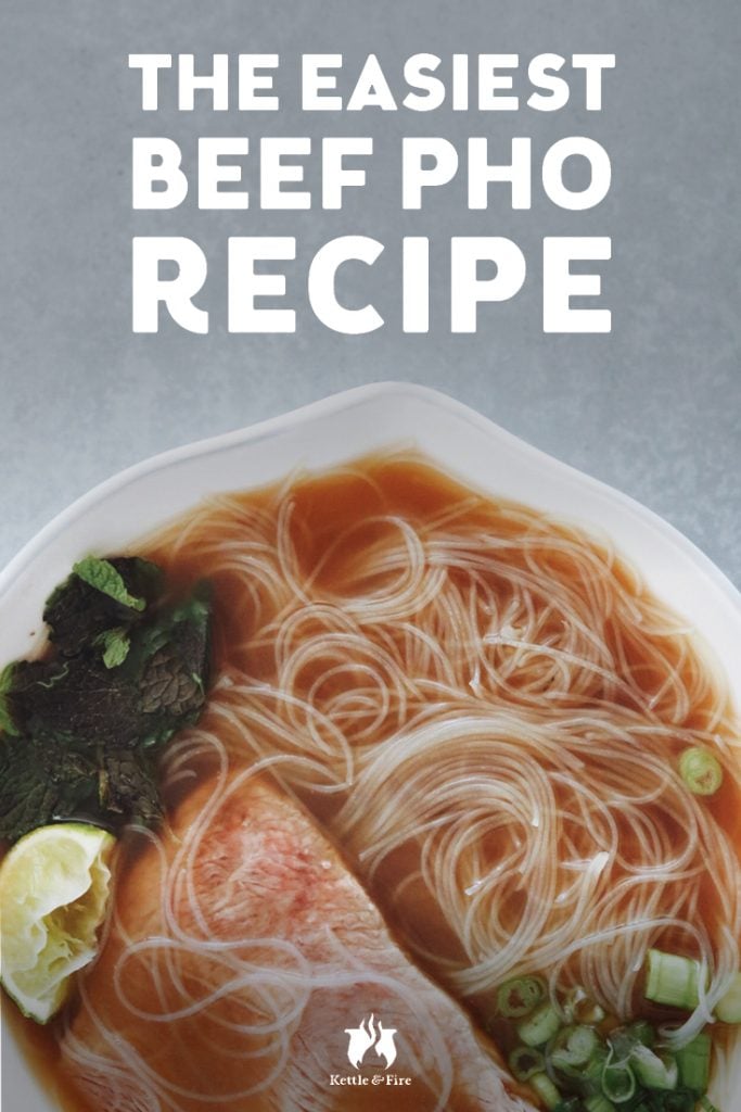 We guarantee this is the easiest beef pho recipe you'll ever make. Not only is it simple, but it's incredibly nutritious thanks to collagen-rich bone broth. 