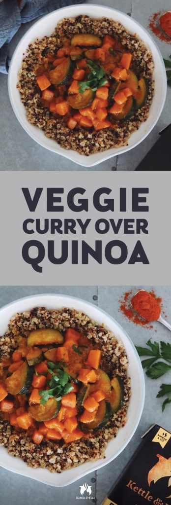 This nourishing, aromatic coconut veggie curry full of anti-inflammatory veggies, herbs, and spices is one of the easiest (and most delicious) ways to support your health. 