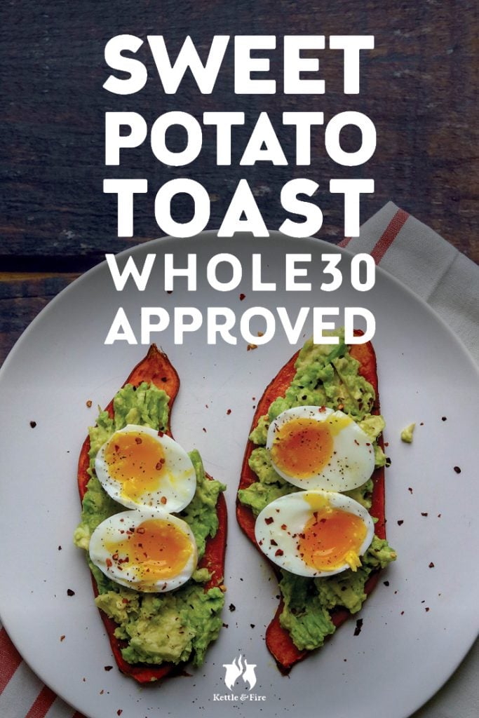  This is one of the most satisfying comfort food breakfasts you’ll ever have — especially if you’re an egg and avocado toast fan. Rather than using traditional whole grain bread, this recipe calls for oven-roasted sweet potatoes, which makes this sweet potato toast recipe Whole30 Plan approved and paleo friendly.