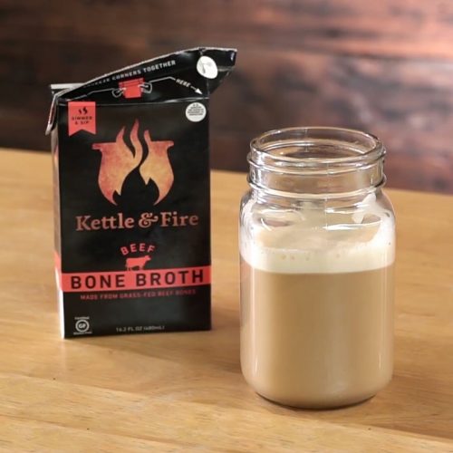 Fat-Burning Non-Alcoholic Bone Broth cocktail