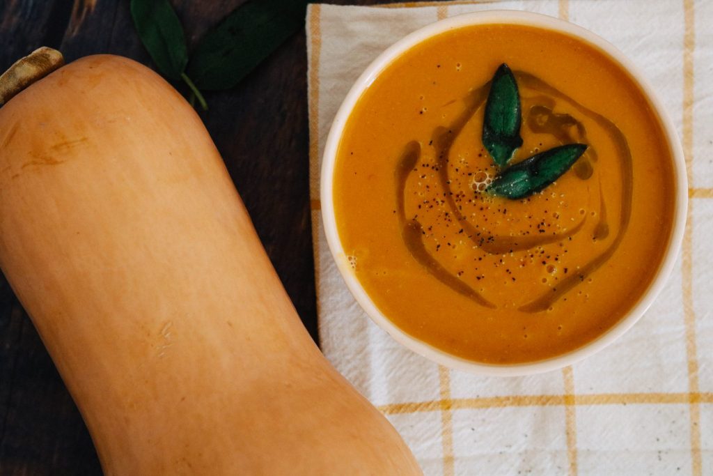 Soupe de courge musquée paléo