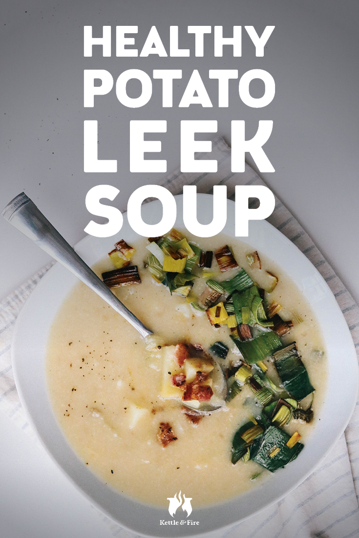 A "healthy" potato leek soup might seem like an oxymoron, but we've managed to tweak a few key ingredients in this classic comfort food to create a healthier option. Our version remains a satisfying and delicious recipe while hiding healthier ingredients in the soup pot.