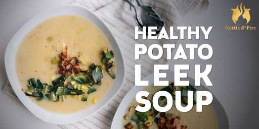 healthy potato leek soup