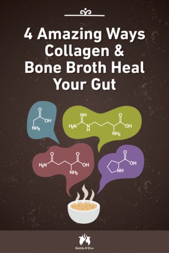 Bone broth gut health pin