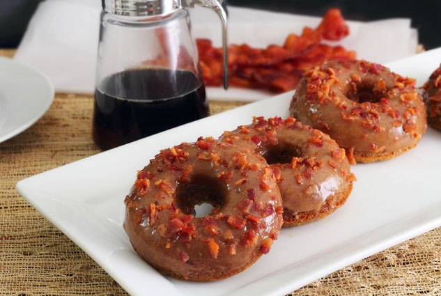 paleo maple donuts with glaze