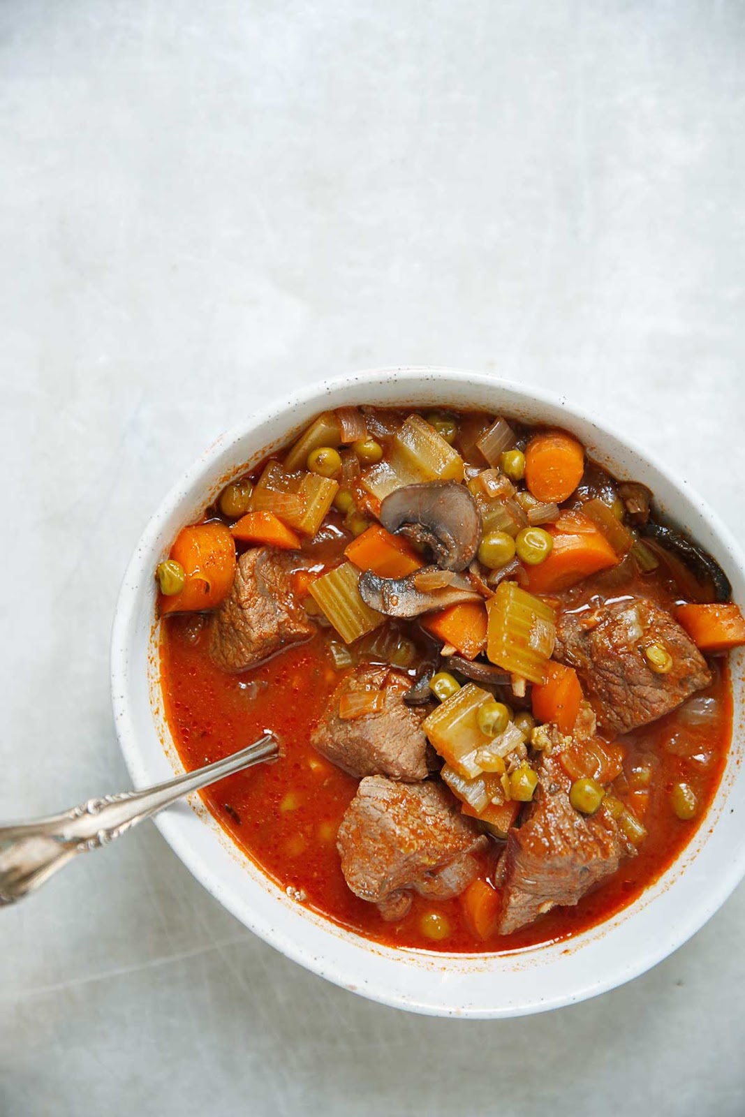 Slow Cooker Beef Stew in a bowl