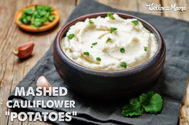 creamy garlic mashed cauliflower potatoes recipe
