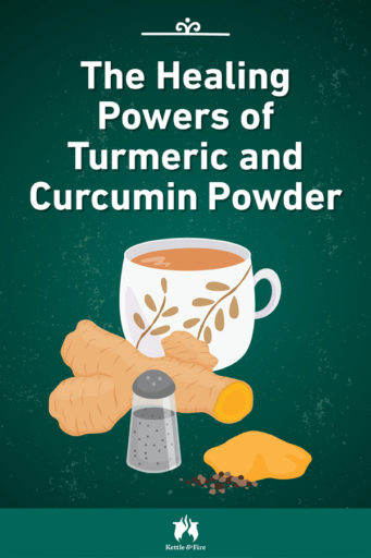 The Healing Powers of Turmeric and Curcumin Powder pin