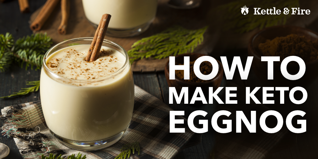 How to Make Festive, Low Carb Keto Eggnog