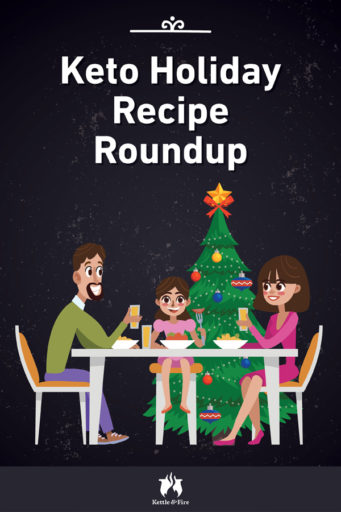 Keto Holiday Recipe Roundup pin