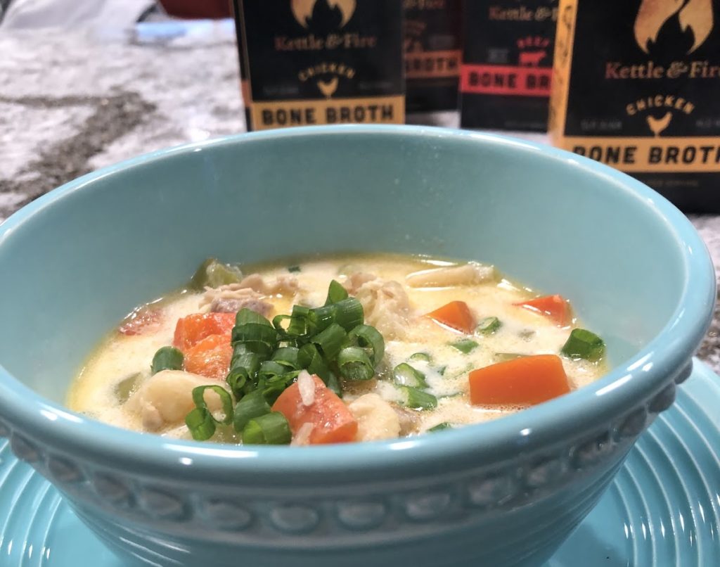 Creamy Keto Chicken Soup With a Secret Ingredient [Instant Pot Recipe]