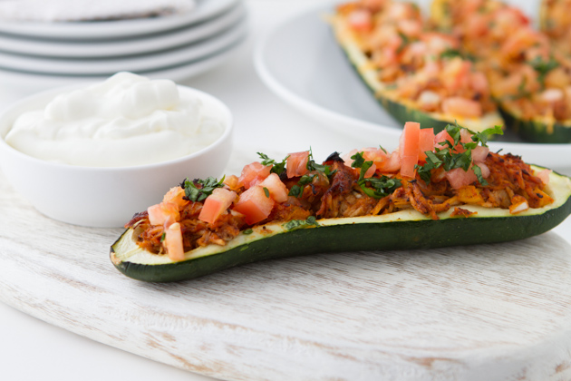 10 Instant Pot Keto Recipes: Soups, Meat, and Entrees - Chicken Enchilada Zucchini Boats