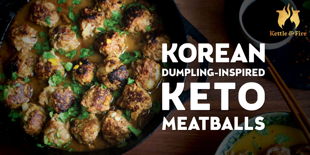 Korean Dumpling-Inspired Keto Meatballs
