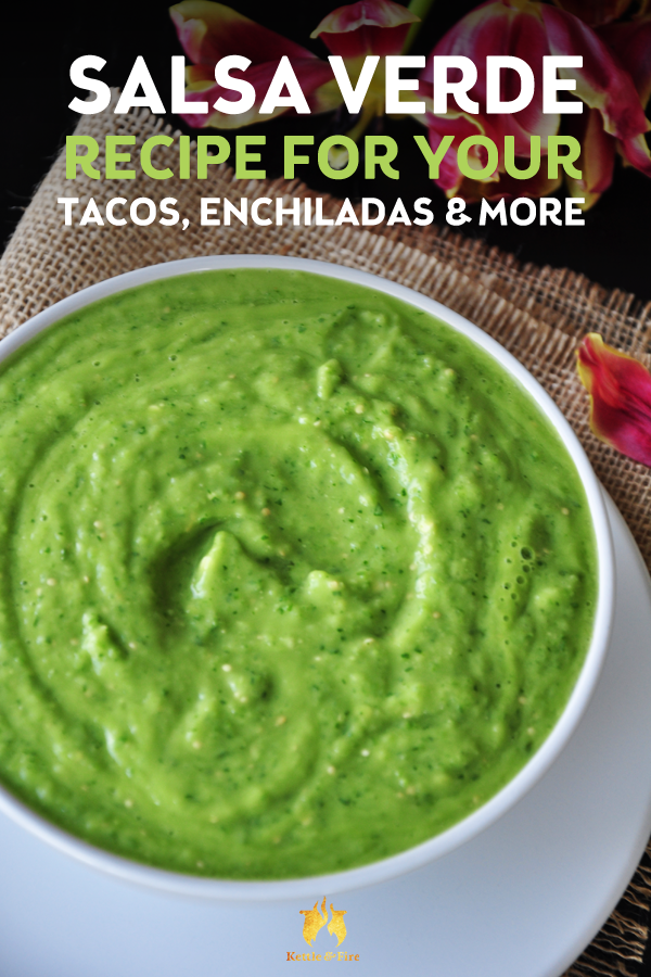 This addictive, spicy salsa verde recipe (also known as “green sauce”) brings the best flavors of Mexico to your dinner plate in 10 minutes or less.