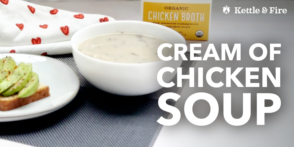 Better tasting and better for you than the store-bought version, this homemade cream of chicken soup requires only 4 ingredients and is ready in 15 minutes.
