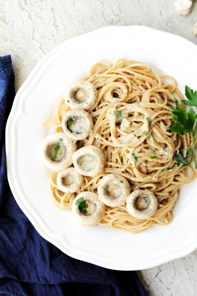 An easy and decadent weekday meal you can look forward to, this creamy mushroom pasta is ready in 20 minutes and requires only 10 basic ingredients.