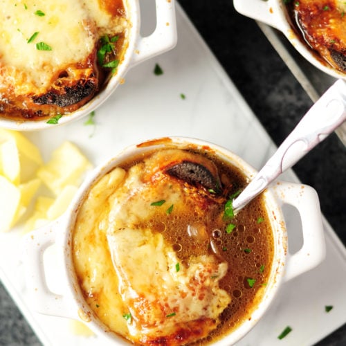 Slow-Cooker French Onion Soup Recipe with Bone Broth