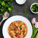 This creole shrimp jambalaya is spicy, hearty, and protein-packed. Best of all, the slow cooker does all of the work for you in an afternoon.