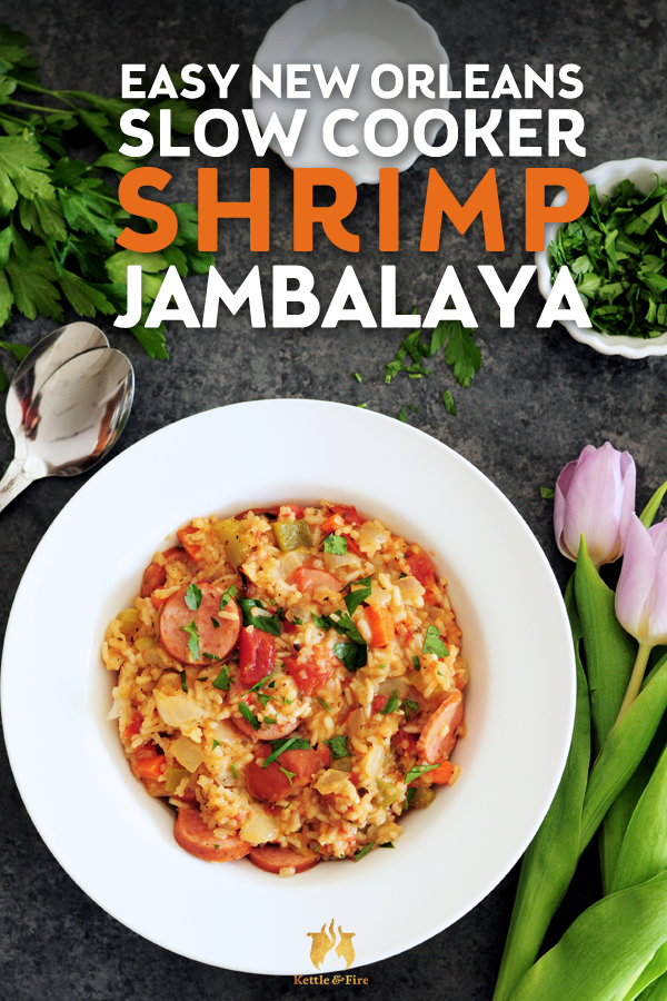 This creole shrimp jambalaya is spicy, hearty, and protein-packed. Best of all, the slow cooker does all of the work for you in an afternoon.