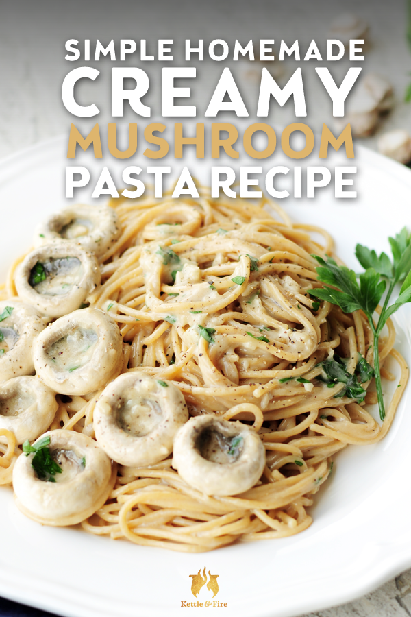 An easy and decadent weekday meal you can look forward to, this creamy mushroom pasta is ready in 20 minutes and requires only 10 basic ingredients.