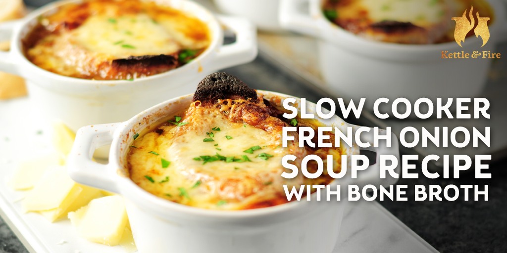 Treat yourself to a gourmet experience with this slow-cooker french onion soup. Requires only ten minutes of hands-on time and fewer than ten ingredients.