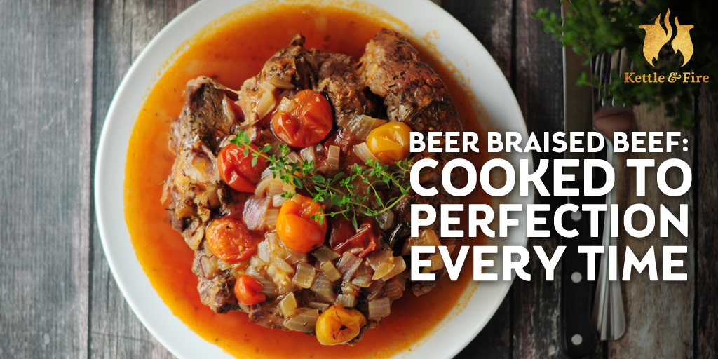 Beer Braised Beef Melt-in-your-mouth tender and packed with flavor, there’s no better way to enjoy chuck roast than as beer-braised beef. Only eight ingredients and five easy steps.
