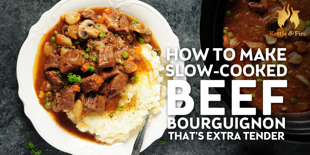 This slow-cooker beef bourguignon is rich, hearty, and extra tender. Here’s how to easily cook this comforting French beef stew to perfection every time.