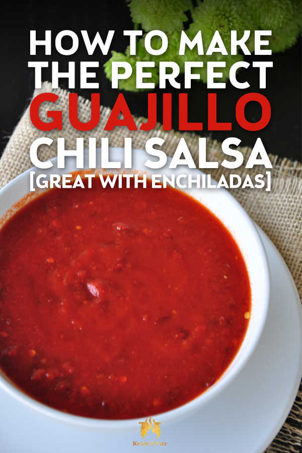Give this traditional Mexican salsa recipe a try tonight. All you need is six ingredients and ten minutes until this guajillo chili salsa is ready to serve.