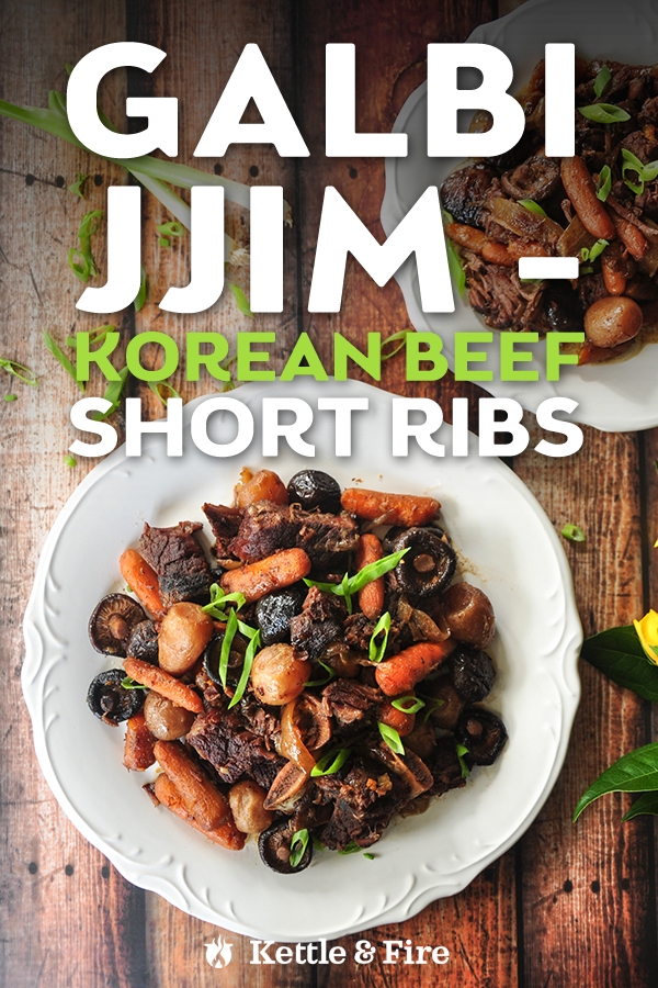 Learn how to make galbi jjim in five easy steps. Slow cooked in beef bone broth, these Korean braised short ribs are flavorful, rich, tender (and addictive).