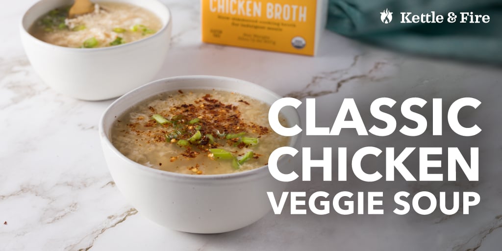 Classic Chicken Veggie Soup (Super Easy)